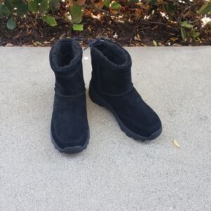 Merrell Pull On Boot Black Suede Winter Boots